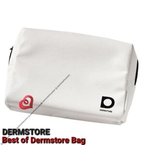 🎉2•$13/3•$18🎉 DERMSTORE Best Of Dermstore Cosmetic White Pouch